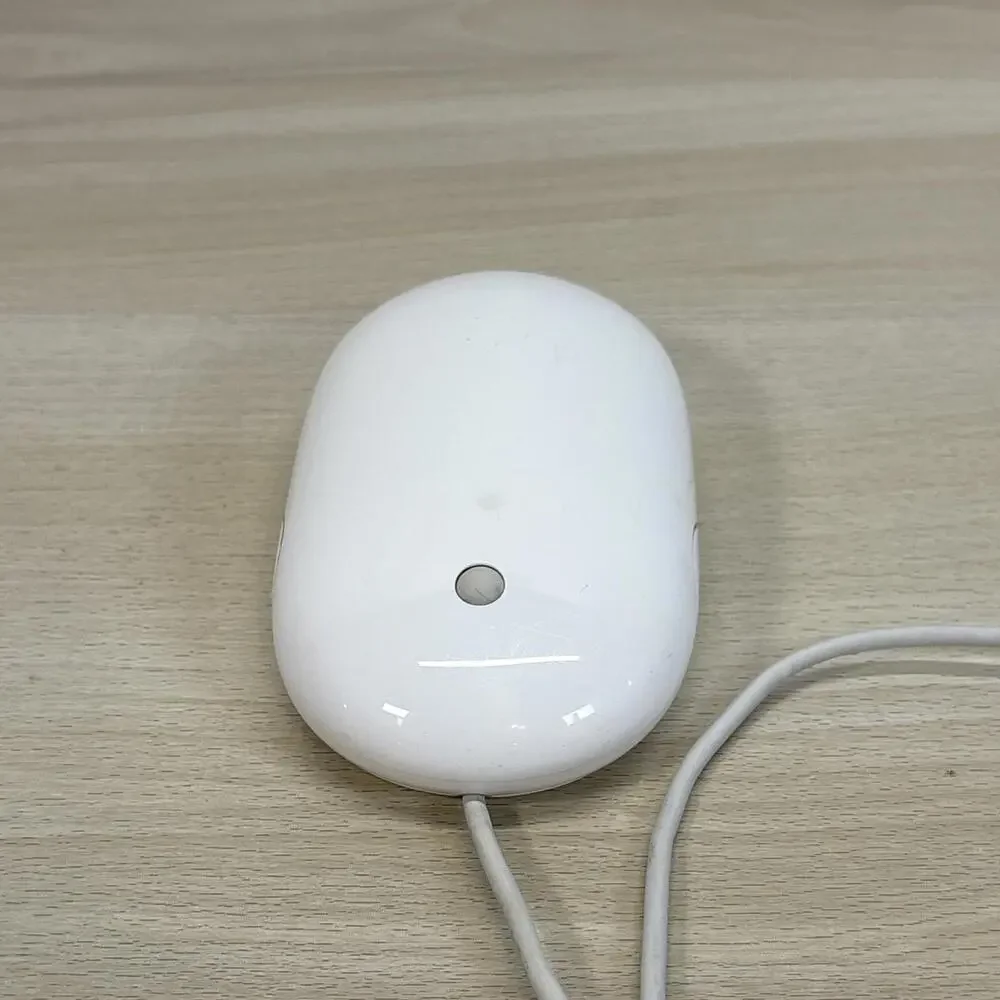 Apple Mac A1152 White Mighty Mouse Original Wired USB